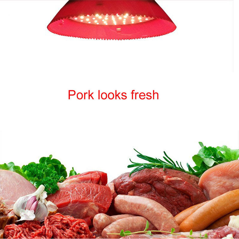 2024 New National Standard LED Light Fresh Meat Vegetable Fruit Lamp Supermarket Vegetable Market Special Pork Lamp Cooked Food