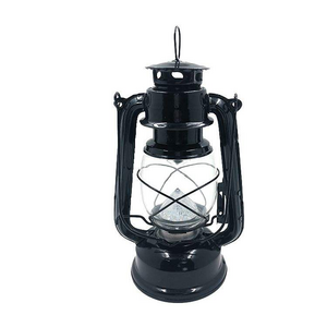 Portable Rechargeable Retro LED Lantern Outdoor Camping Kerosene Lamp with Horse Design for Campsites