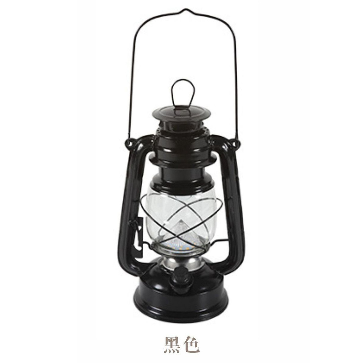 Portable Rechargeable Retro LED Lantern Outdoor Camping Kerosene Lamp with Horse Design for Campsites