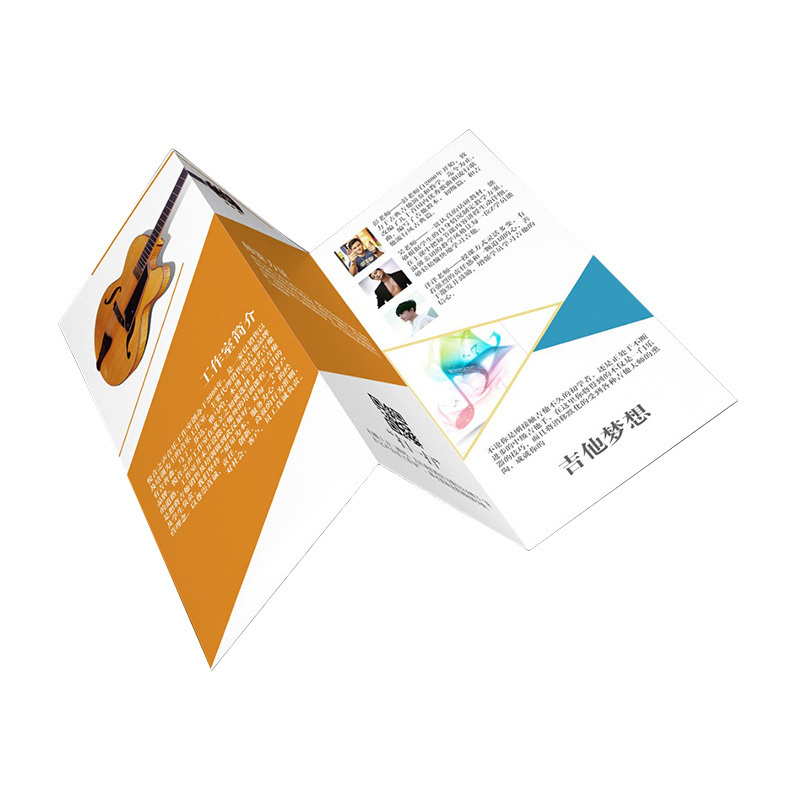 Tri Fold Flyers Printing Wholesale Full Color Custom Leaflet Printing