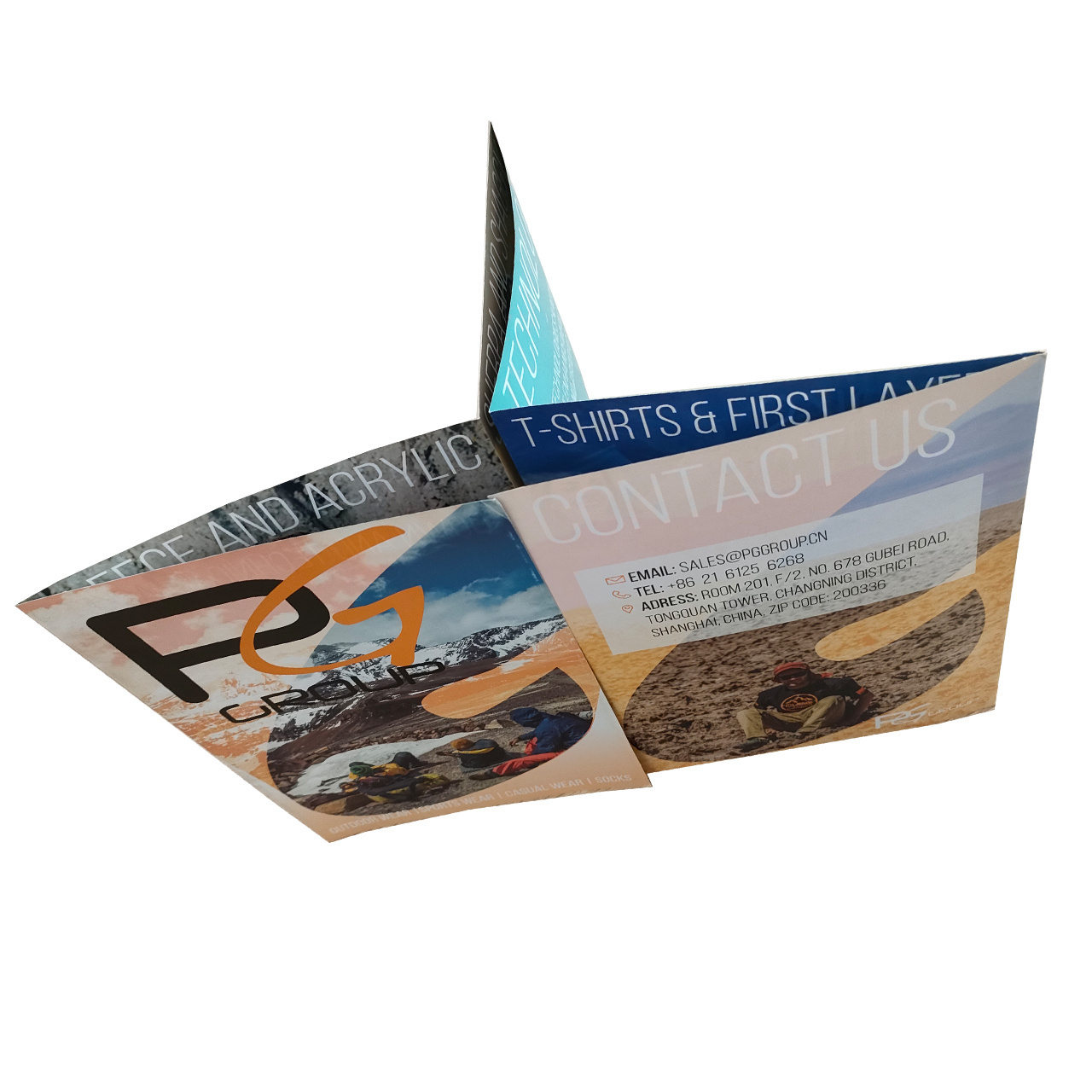 Tri Fold Flyers Printing Wholesale Full Color Custom Leaflet Printing