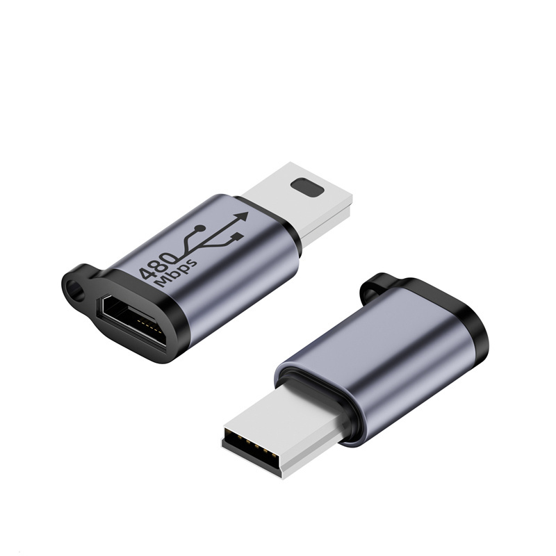 USB C female adapter Support Charging & Data Transfer Gender Changer Adapter Type C Female to Mini USB Male Convert Connector