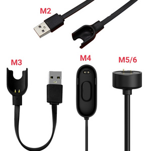 For Xiaomi MI Band 2/3/4/5/6/7 USB Charging Cable MI Smart Wristband Bracelet Charger Cord For Xiaomi Fitness Tracker