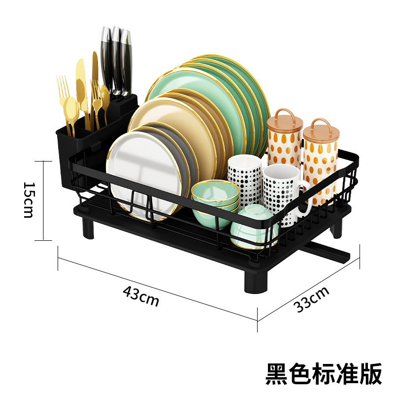 201 304 Stainless Steel Over The Sink Dish Drying Rack Drainer Cup Large Capacity Dish Rack Kitchen Rack