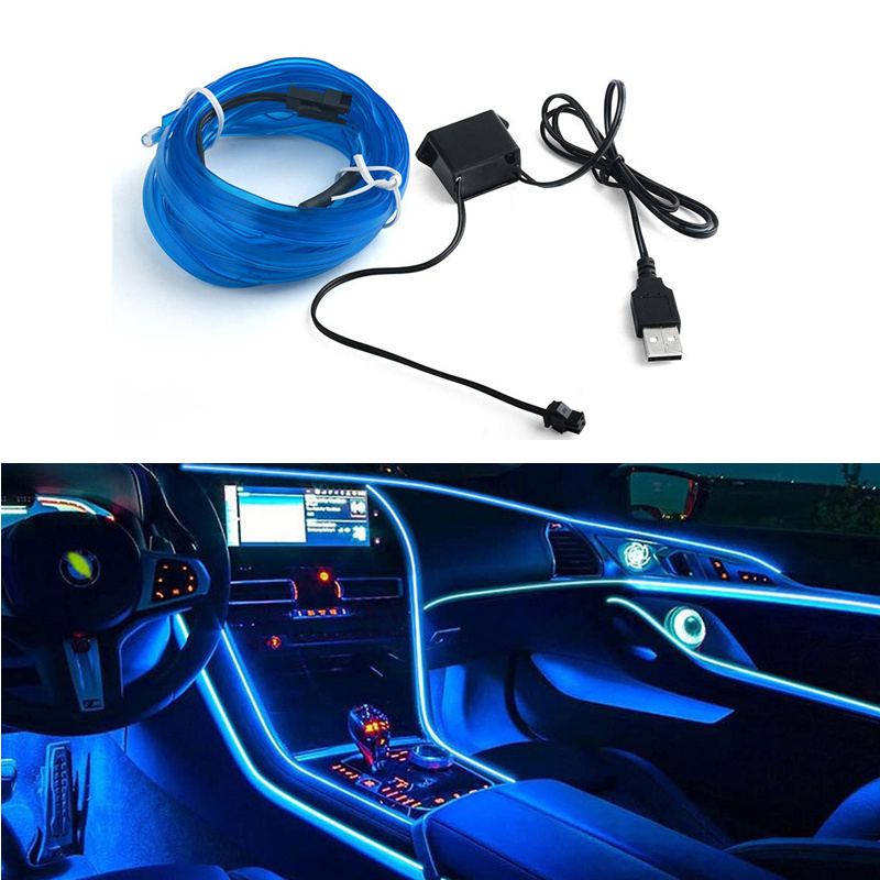 Led Car Interior 5M 3M  6v USB Led Rv Ceiling  Strip Light For Car Drl Led Daytime Running Light