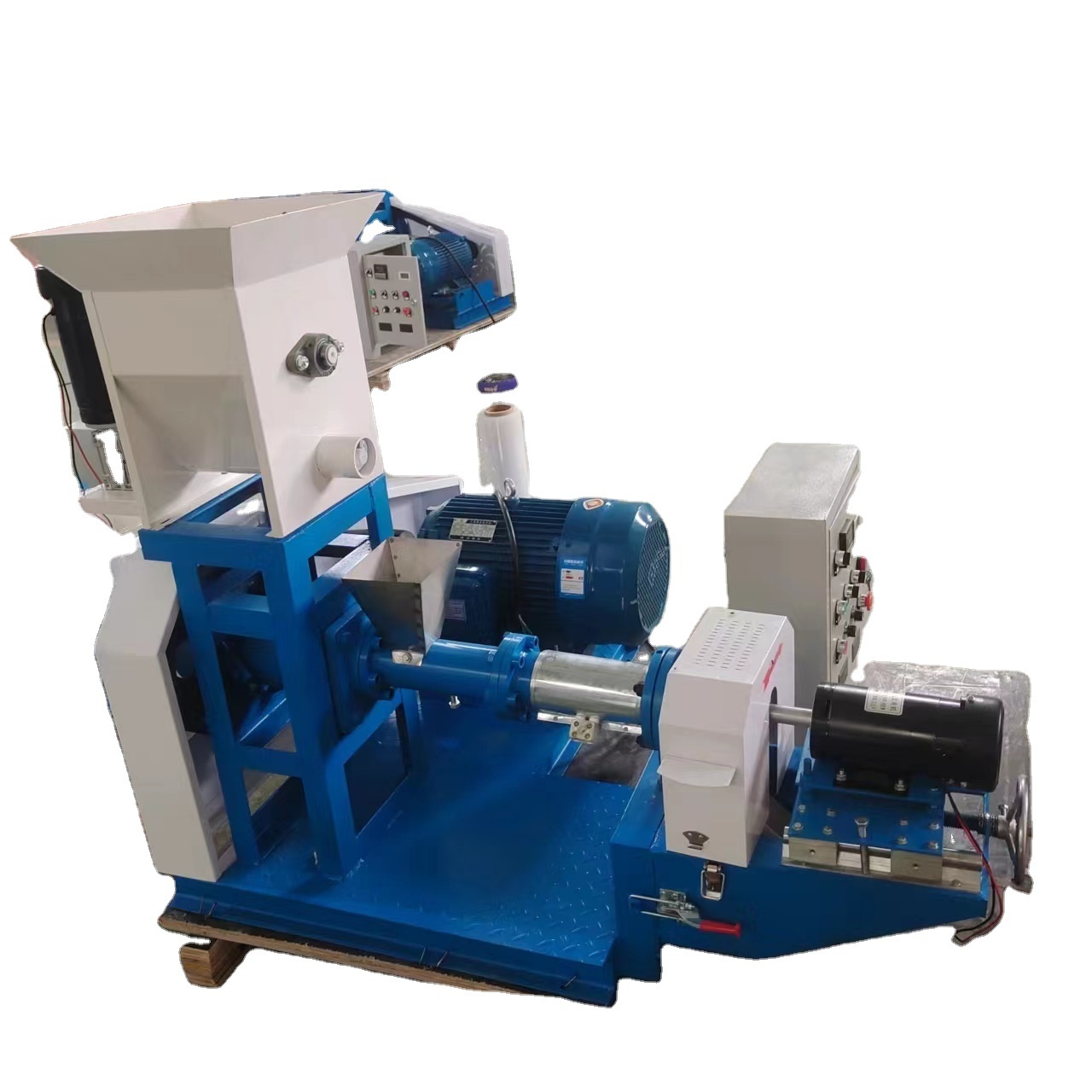 Small Capacity 50-80kg/h Electric Floating Fish Feed Pelletizer Machine Mill Pellet Food Extruder Machine For Trout Fish