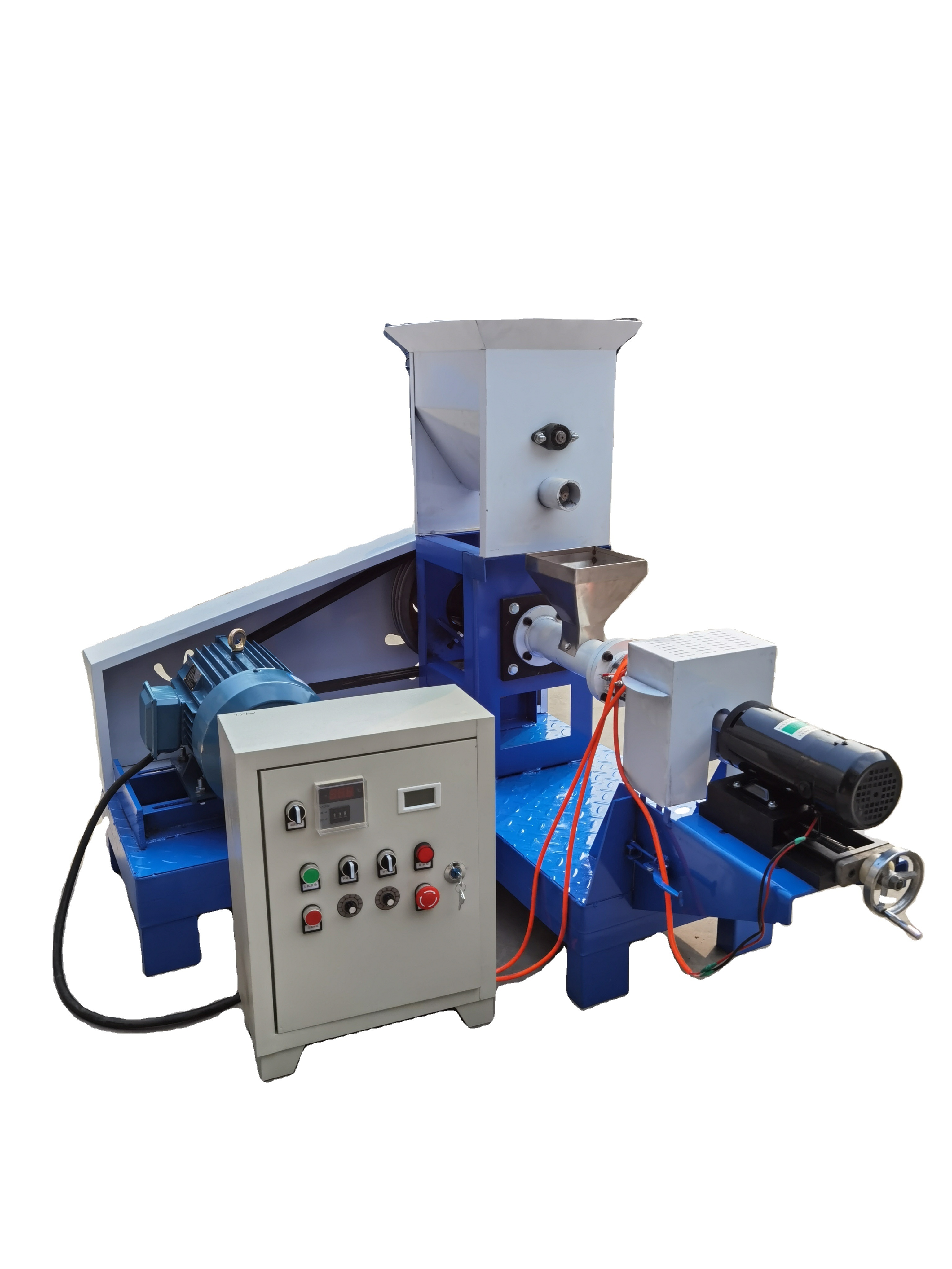 Small Capacity 50-80kg/h Electric Floating Fish Feed Pelletizer Machine Mill Pellet Food Extruder Machine For Trout Fish