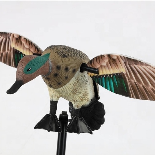 Xilei Wholesale Denmark Hunting Decoy 6V Teal Motor Duck Decoy Plastic Goods For Hunting Duck With Magnet Spinning Wings