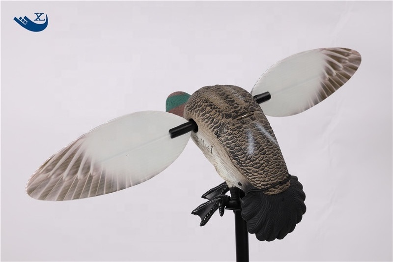 Xilei Wholesale Denmark Hunting Decoy 6V Teal Motor Duck Decoy Plastic Goods For Hunting Duck With Magnet Spinning Wings