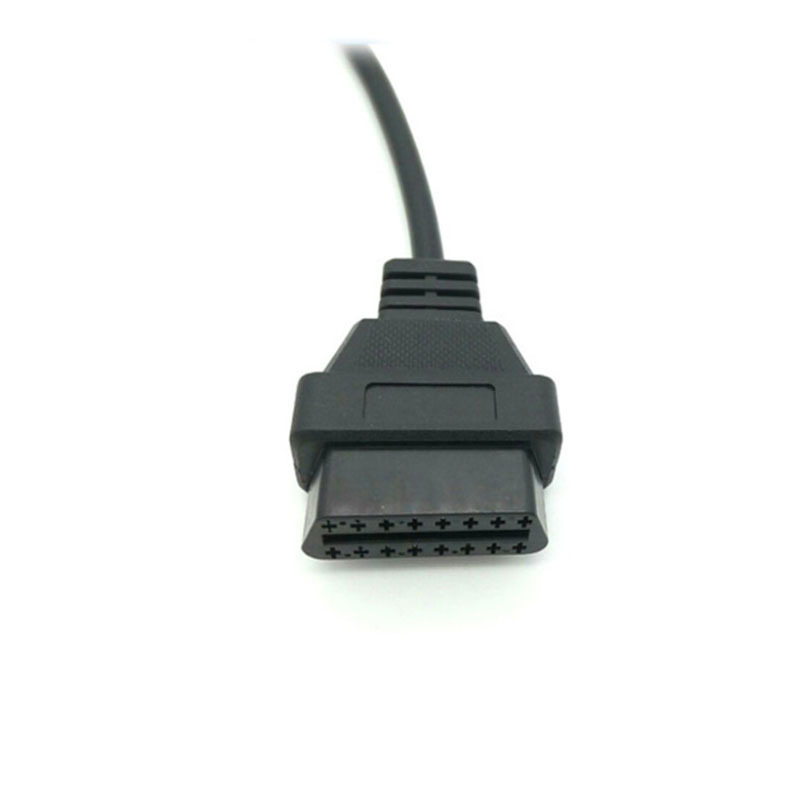 OBD II Adapter Diagnostic Connector OBD 2 OBD2 16Pin left right angle Male to Female Extension Cable