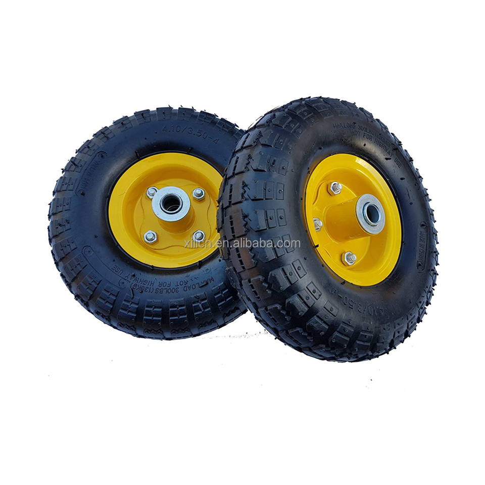 PU Foam Flat Free Wheel and Tires for Wheelbarrow Wagon Cart Hand Trucks