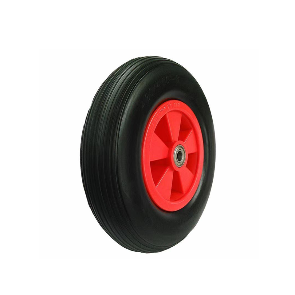 10 inch rubber wheel 4.00-6 solid tire Pure rubber tire 250*100 wheel