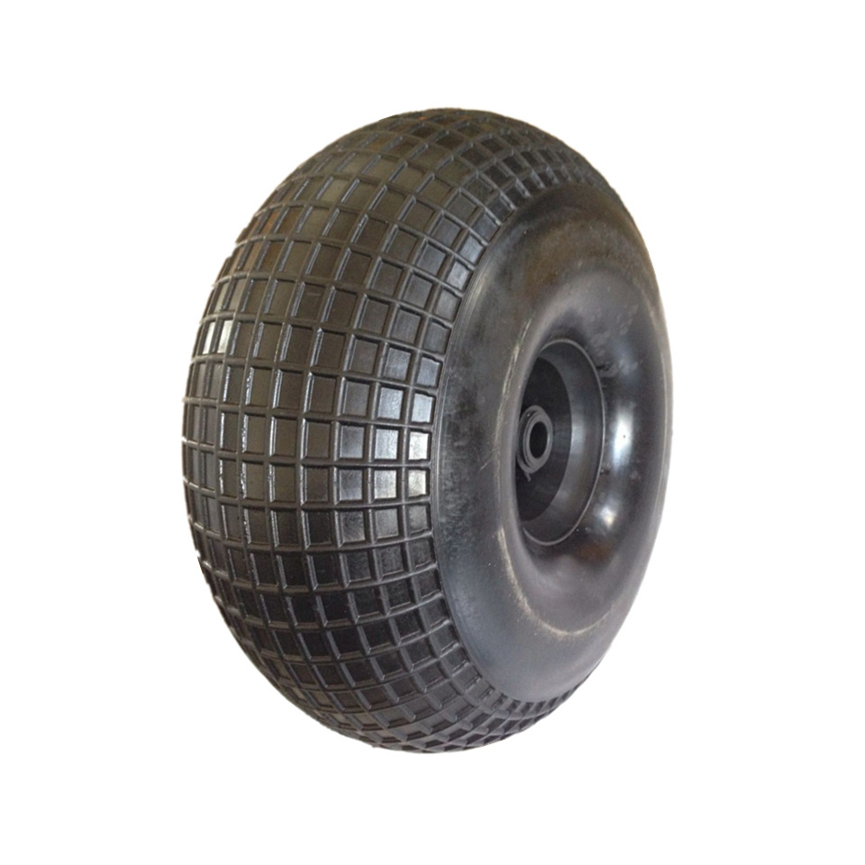 10 inch rubber wheel 4.00-6 solid tire Pure rubber tire 250*100 wheel