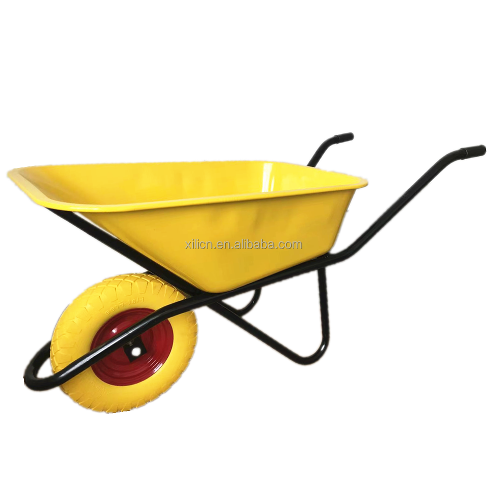 Top Seller Steel Tray Wheelbarrow Dump Industrial Heavy Duty Wheelbarrow