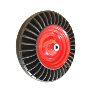 16 Inches Solid Rubber Tires Wheels Used to Trolleys or Tools Cars