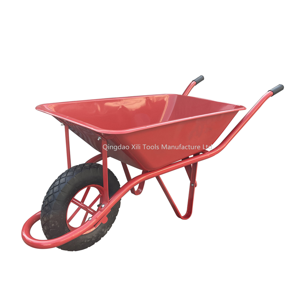 Commercial metal wheelbarrow WB7400B