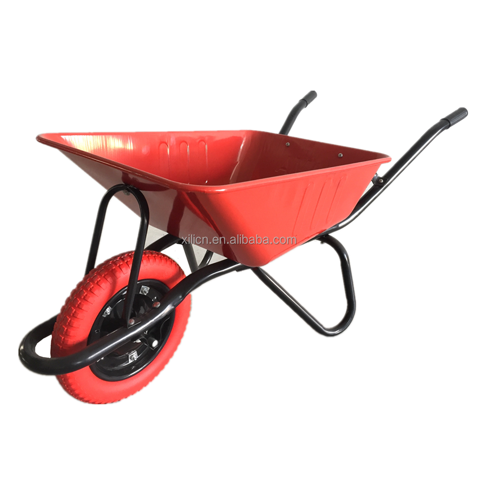 Top Seller Steel Tray Wheelbarrow Dump Industrial Heavy Duty Wheelbarrow