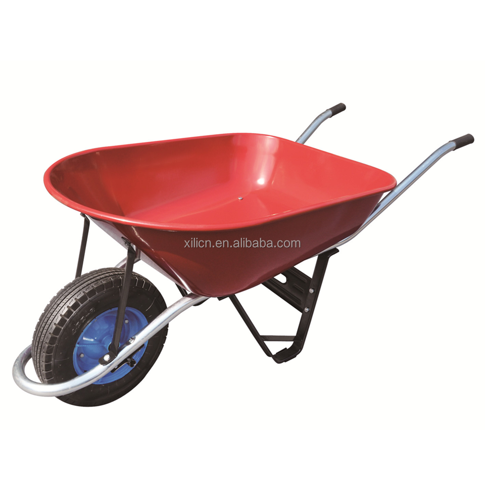 Heavy Duty Gardening Manufacture Metal Construction Wheelbarrow WB6400