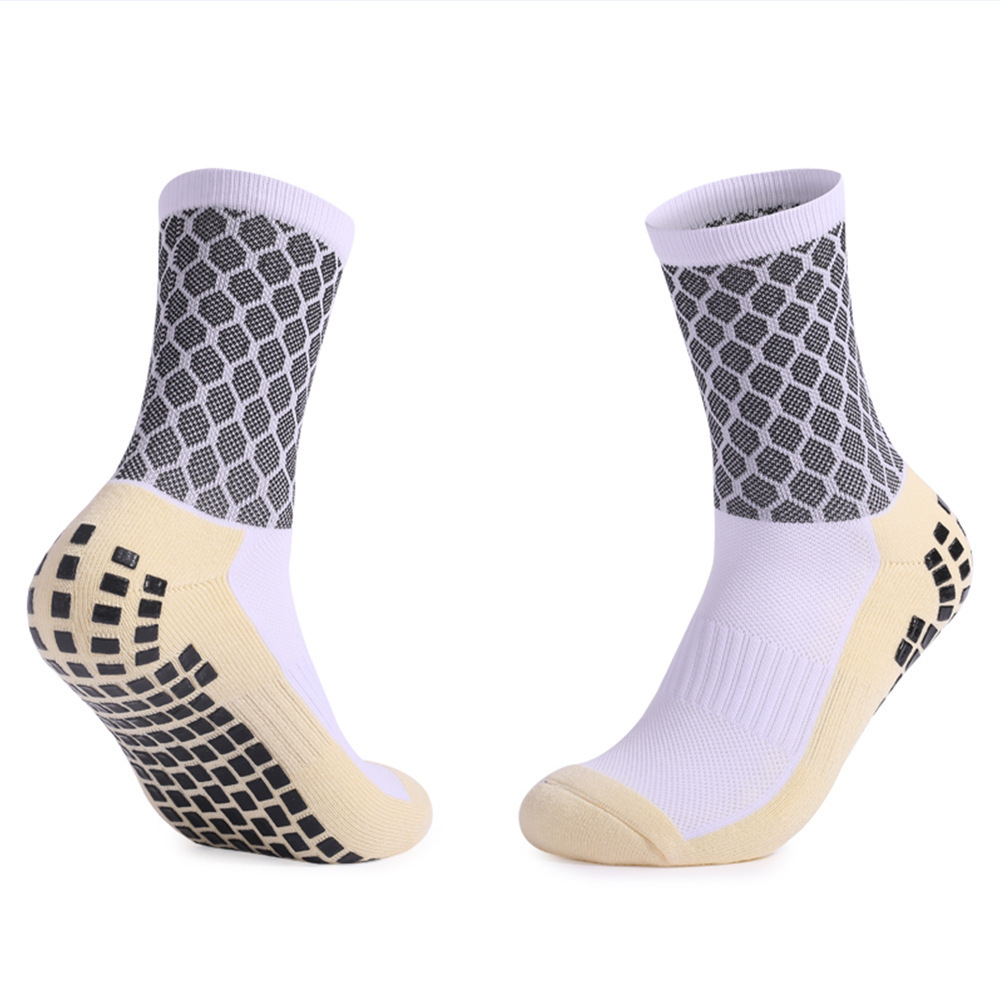 Adult training men's glue grip sock football towel bottom cotton thickened anti-slip grip sock soccer grip socks