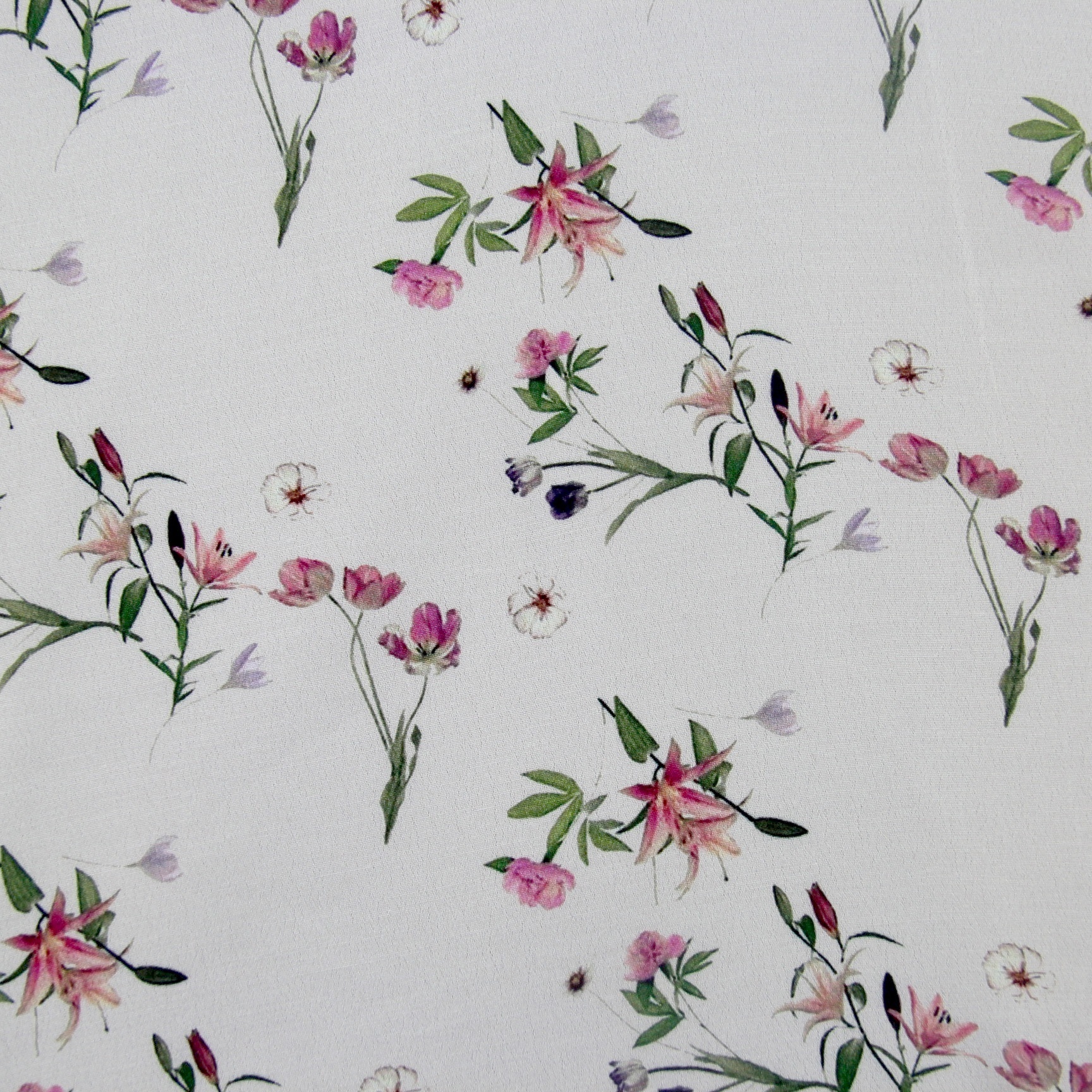 viscose rayon crinkle crepe printed fabric floral design for garment