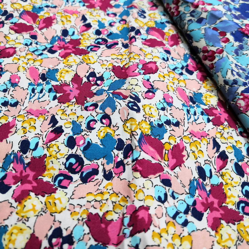 Shaoxing textile Digital Printed 100% Cotton Poplin Liberty Tana Lawn Cotton Fabric For Dress