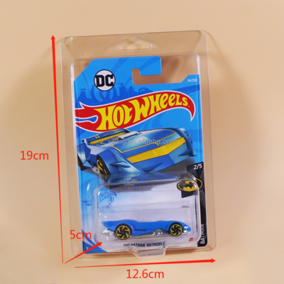 Custom Clear Plastic Hard Clamshell Blister Hot Wheels Protector Case