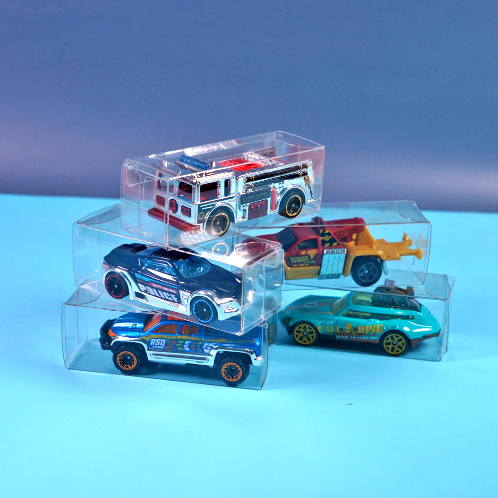 Ready to ship acetate clear PET box for single hot wheel car