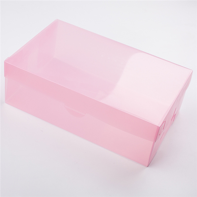 Factory Supply Customized PP Clear Shoe Storage Box Transparent