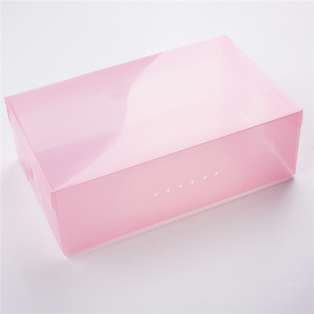 Factory Supply Customized PP Clear Shoe Storage Box Transparent