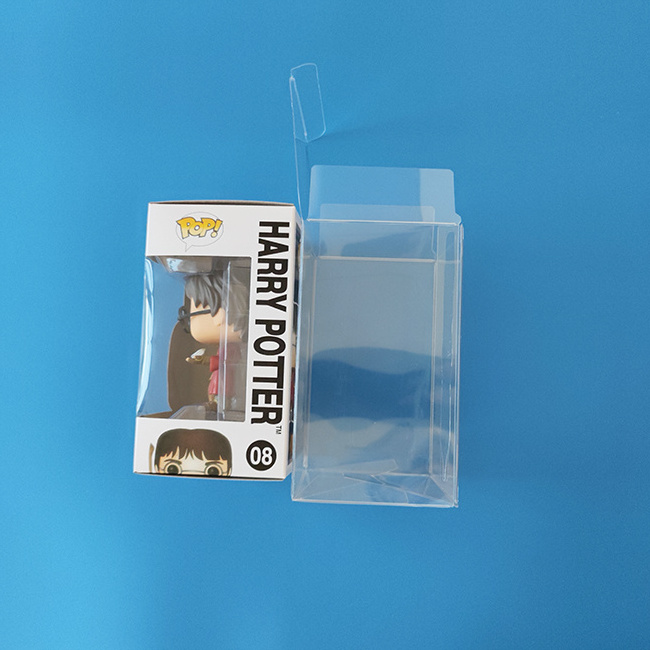 Factory Wholesale Clear 0.5mm 0.6mm Funko Pop Protector Case Custom Plastic PET Boxes Funko Pop Protector