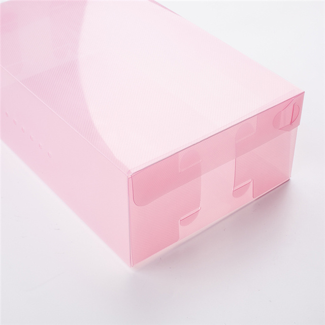 Factory Supply Customized PP Clear Shoe Storage Box Transparent