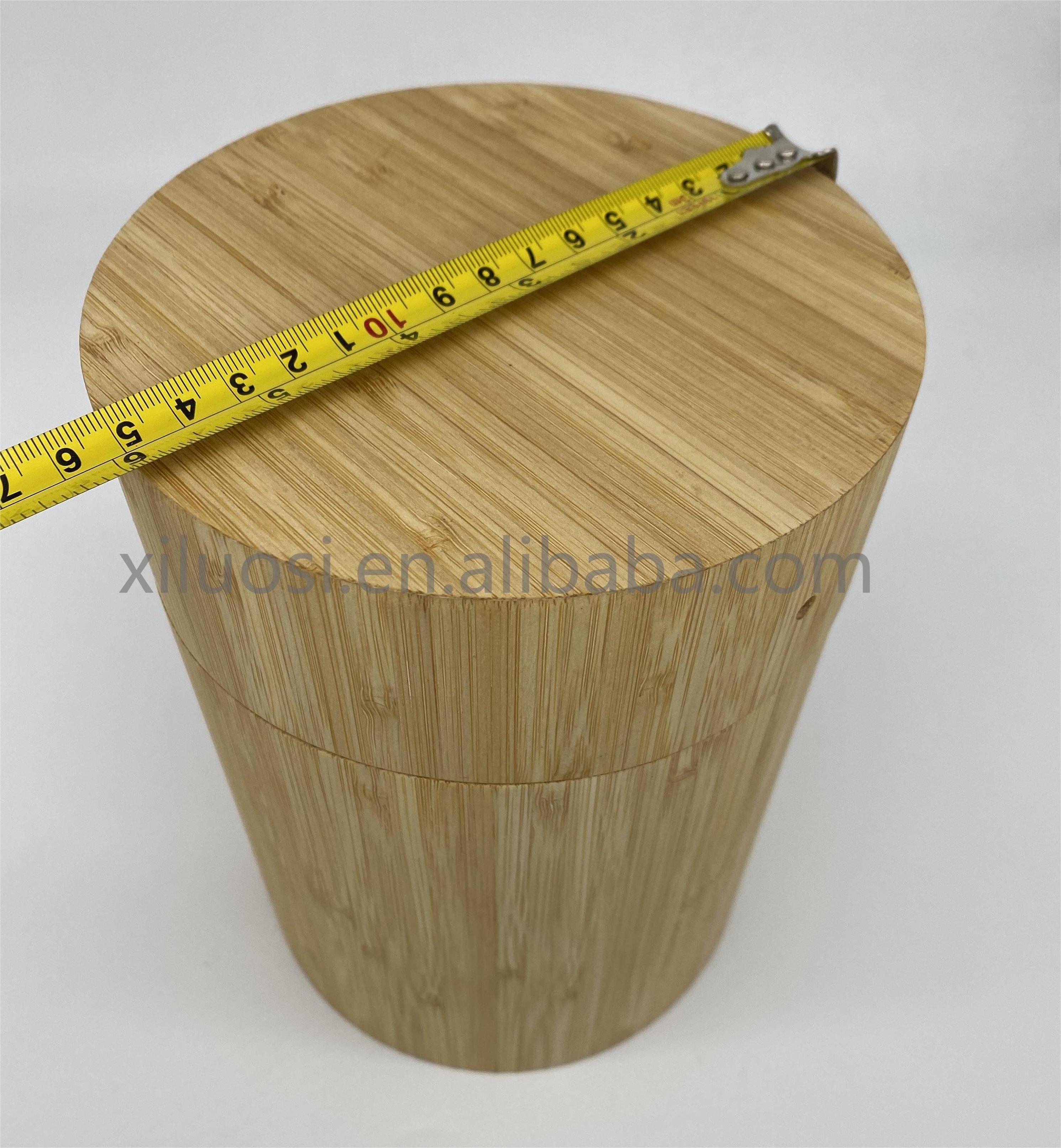 Bamboo Wood Cremation Urn for Pet Human Ash Custom Size Eco-friendly Funeral Suppliers Container Factory Wholesale Natural