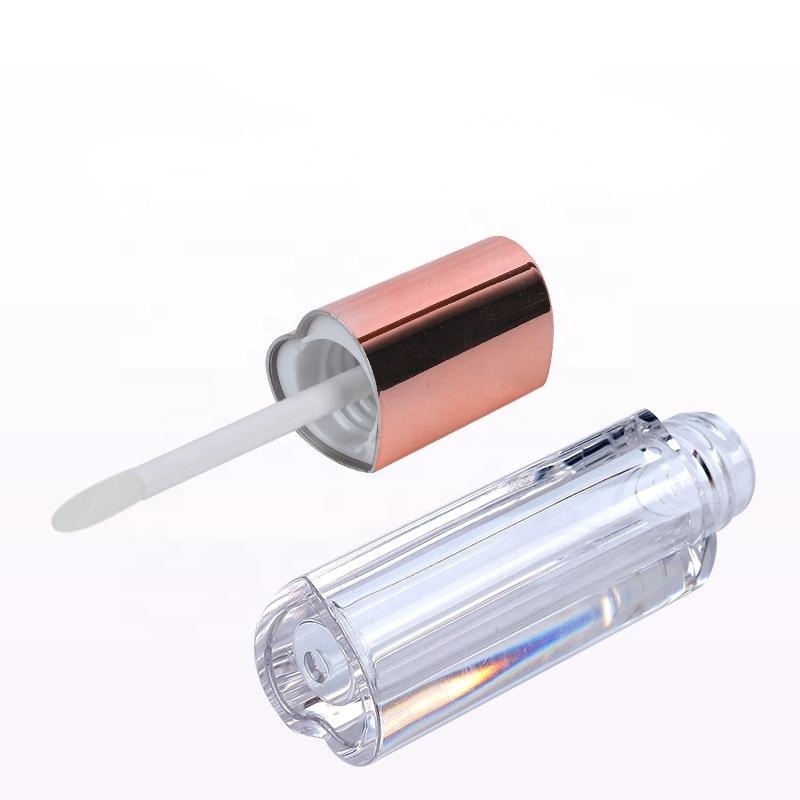 Heart-shaped liquid lipstick container lip glaze empty tube transparent bottle plastic empty pink lipgloss tubes mascara bottle