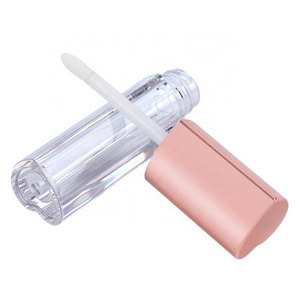 Heart-shaped liquid lipstick container lip glaze empty tube transparent bottle plastic empty pink lipgloss tubes mascara bottle