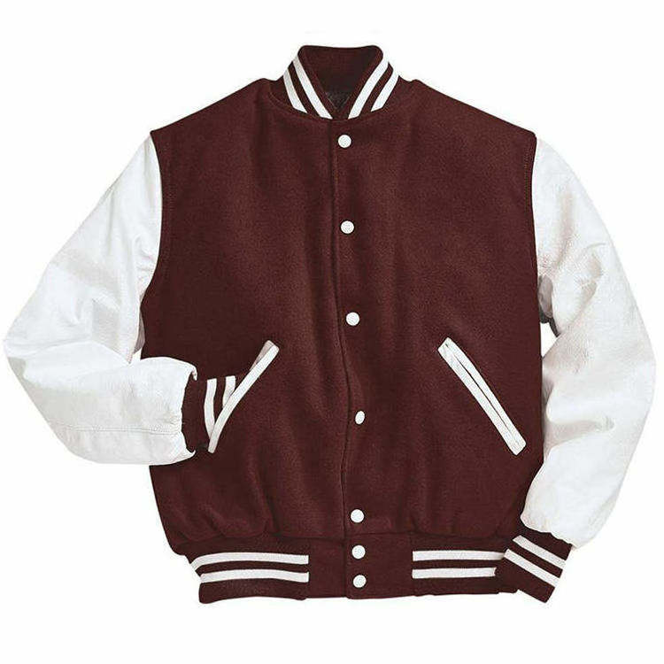 ODM Wholesale Embroidery Chenille Patches Varsity Bomber Letterman College Baseball Varsity Jackets for Men