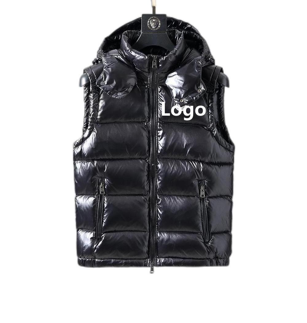 YAJIANUO Custom Logo Hot Sale Quilted Sleeveless Vest Down Jackets Winter Men's Puffer Vest