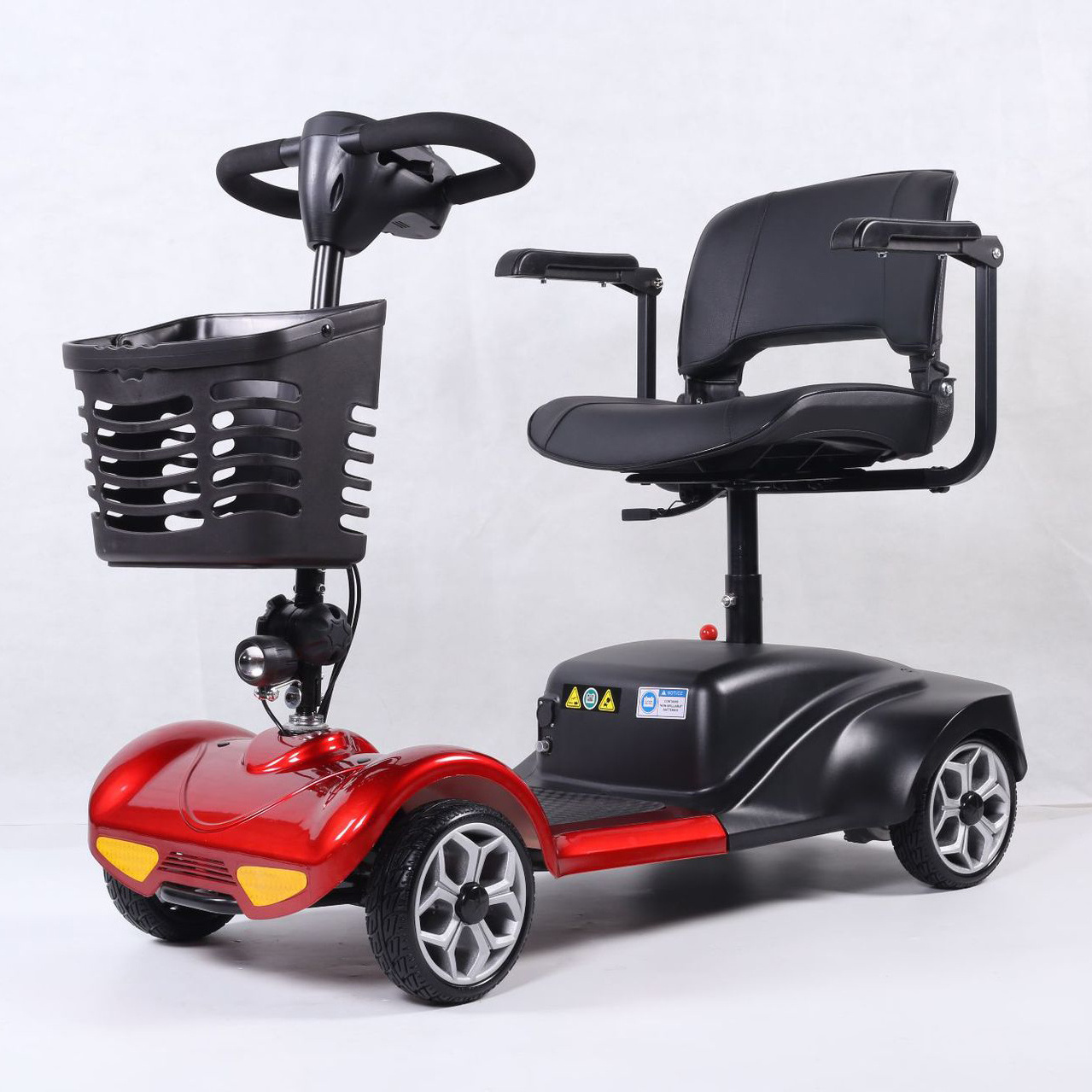 Best Long Range Handicapped Collapsible Wheelchair Custom logo 4 wheel Mobility Scooter For Sale