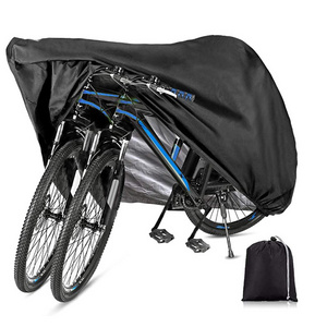 Outdoor Waterproof Electric Bikes Bicycle cover with Lock Hole UV Dust Wind Proof Mountain Road bike cover for 2 bikes