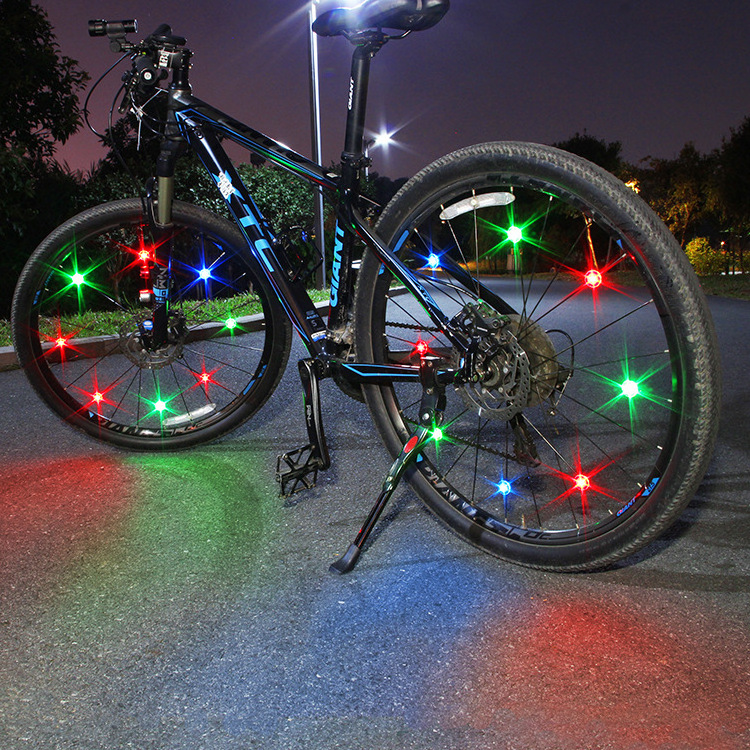 LED Night Riding Super Bright Bike Mini Spoke Lights Wholesale Rotatable Waterproof Wheels Ultra Bright For Sale