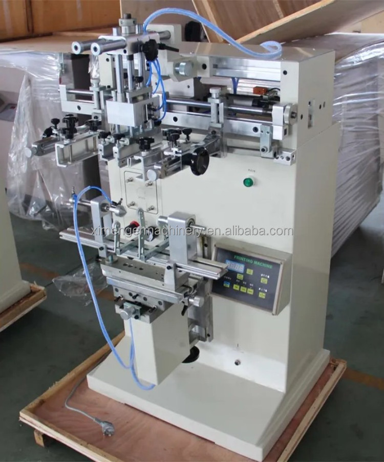 Semi Automatic Plastic PE PET Paper Cup Screen Printing Machine For Sale