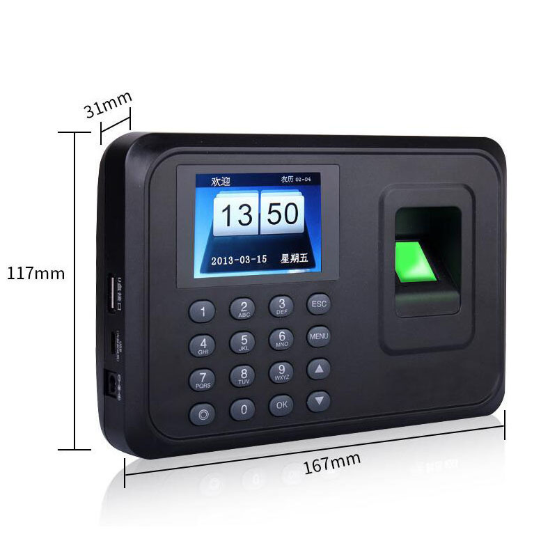 USB Standalone Time Attendance Terminal Free Software Fingerprint Time Attendance Time Clock Support OEM and ODM