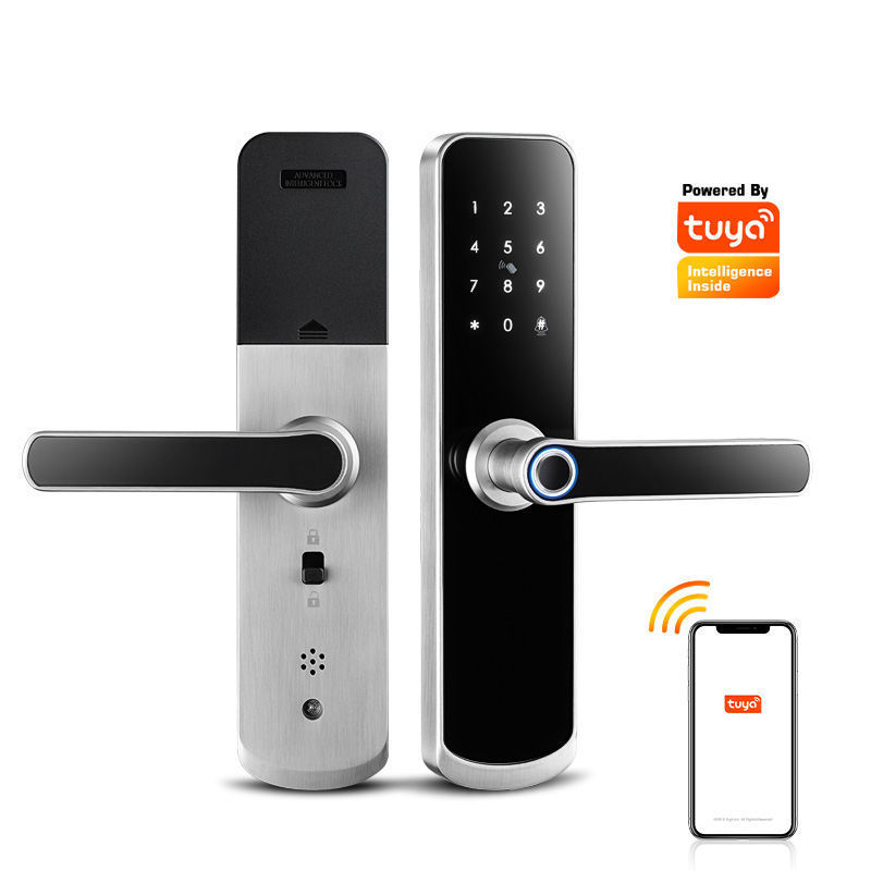 ZKLock Tuay Wireless Fingerprint Door Lock Smart APP Biometric Fingerprint Door Lock Waterproof Outdoor Entrance Door Lock