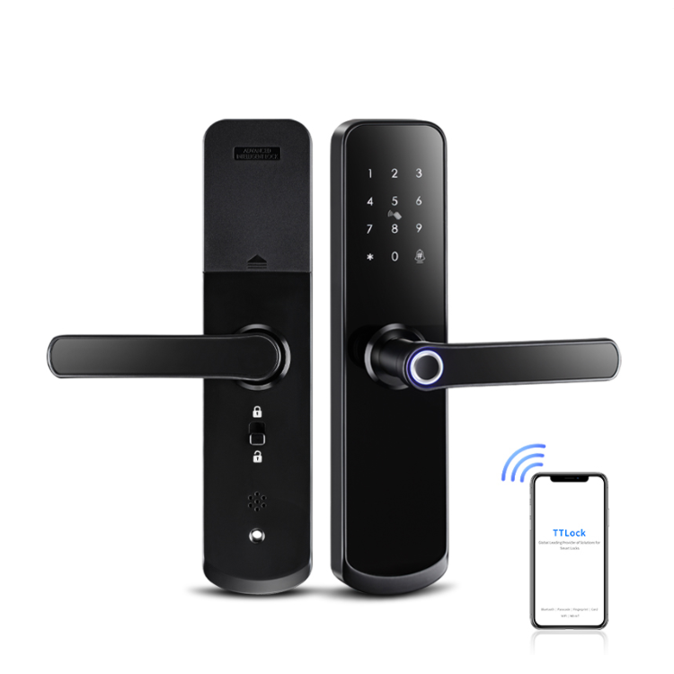 ZKLock Tuay Wireless Fingerprint Door Lock Smart APP Biometric Fingerprint Door Lock Waterproof Outdoor Entrance Door Lock