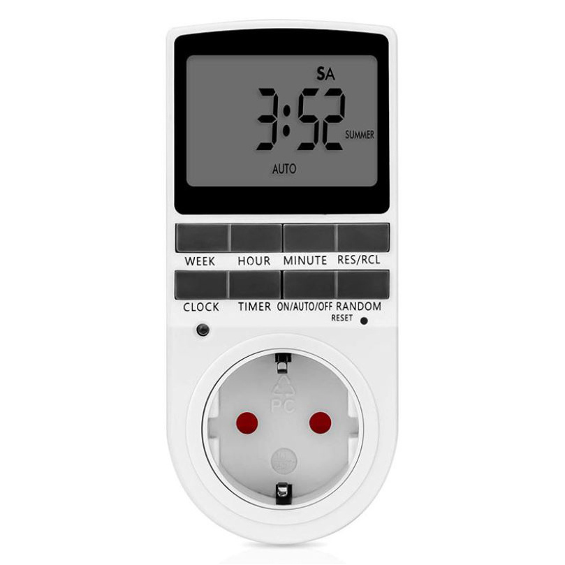 European standard 2 pin Plug-in programmable Digital Timer Switch