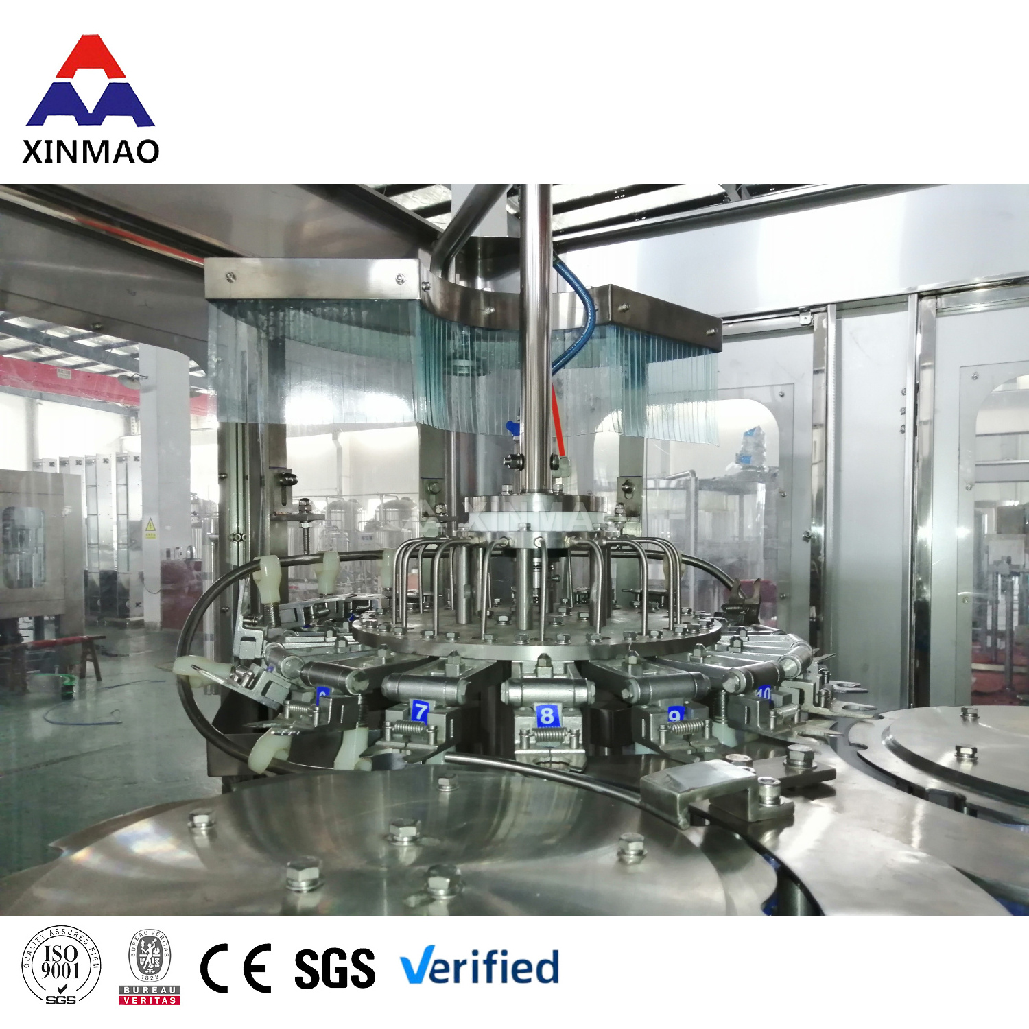 Filling Machine 3 In 1 Triblock For Mineral Water Filling Line Bottle Filling Machines