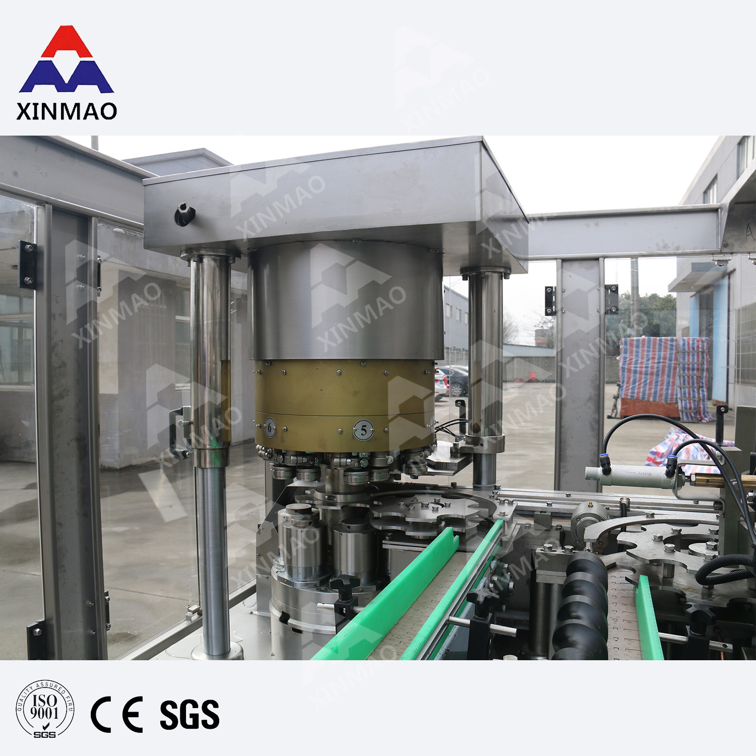 Soda Water gas can filling machine production line /can filling and seaming machine