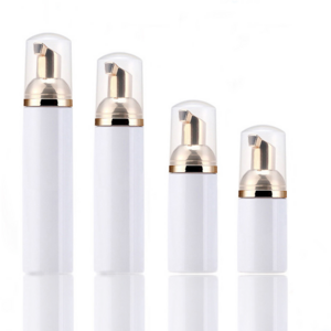 30ml 50ml 60ml 80ml 100ml 150ml 200ml  250ml  pet plastic cosmetic gold  cleansing foamer soap pump bottle