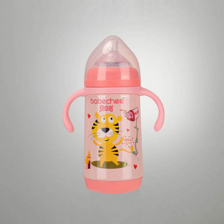 2024 New Design Baby Stainless Bottle Steel 1-2 Years Baby Feeding Milk Bottle