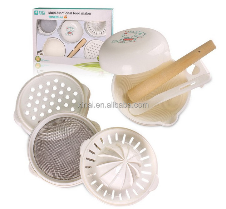 Portable Baby Food Processor by manual/Baby Food Maker and Blender/baby food grinder BPA free