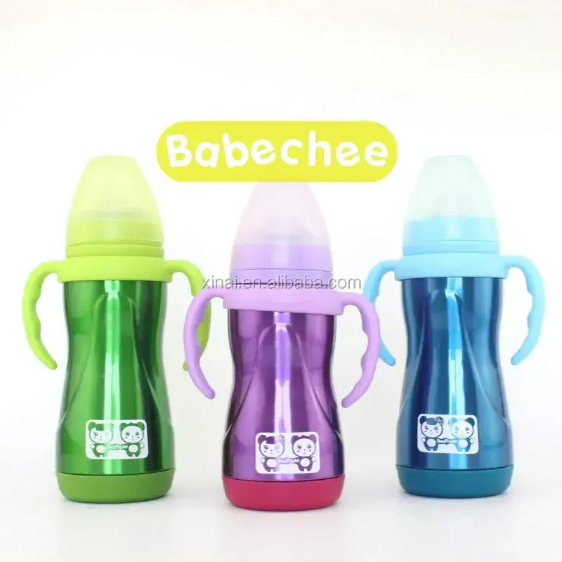 304 Stainless Steel Water Bottle With Handle Baby Water Bottle For Direct Drinking Baby Bottle